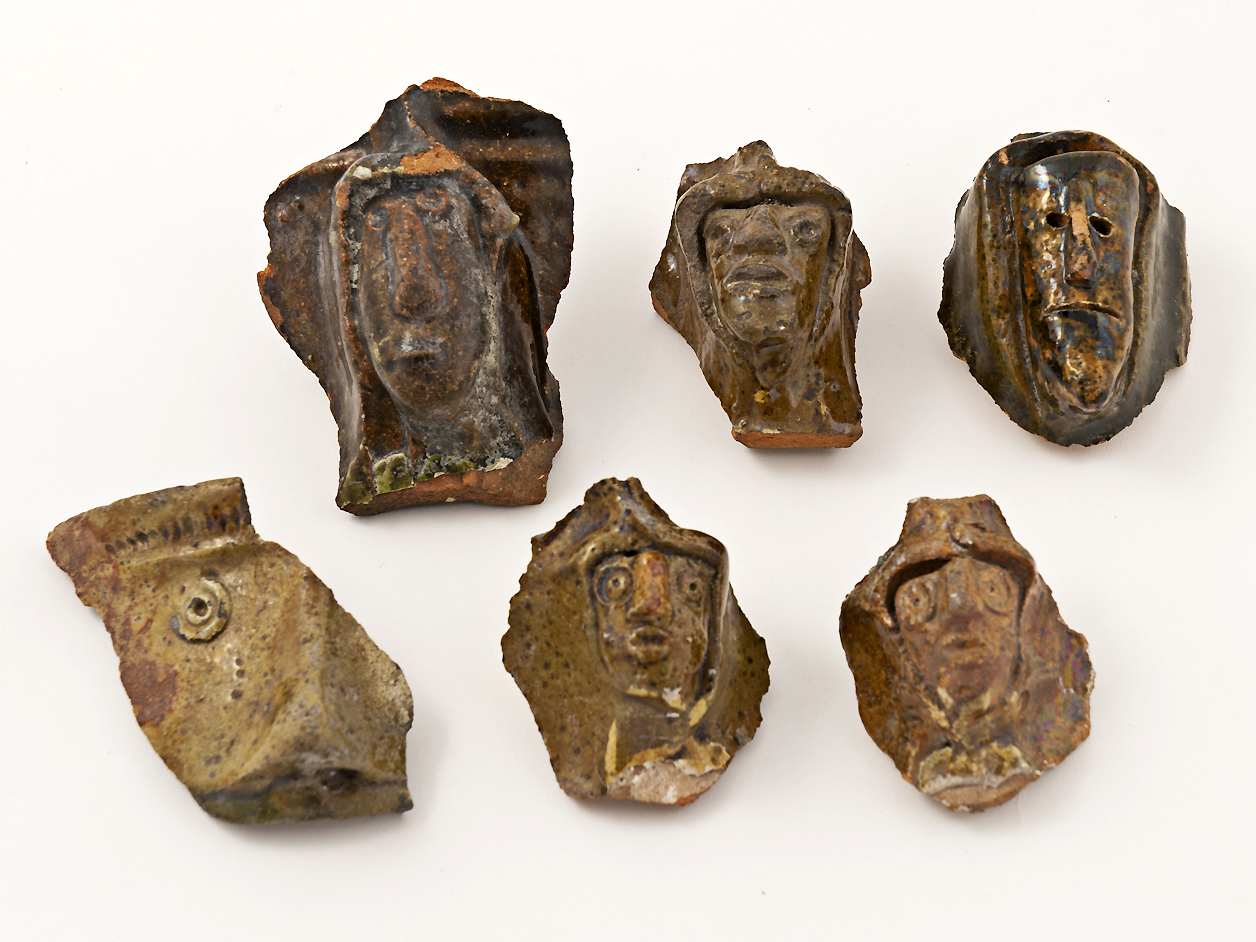 Importerad medeltida keramik, funnen i Lödöse