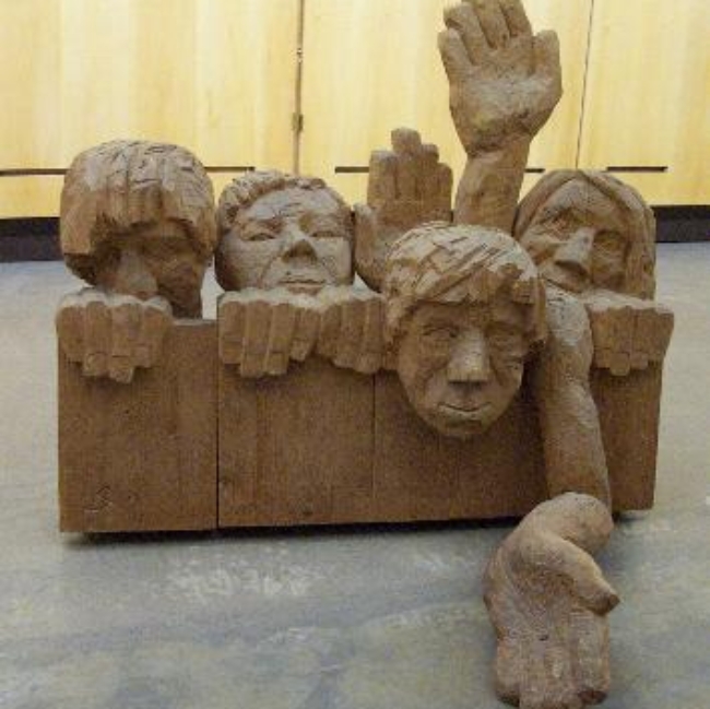 Konstverket Över språkbarriären